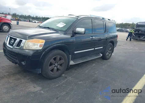 2013 Nissan Armada Platinum z USA, uszkodzony, nr VIN 5N1BA0NF9DN615105
